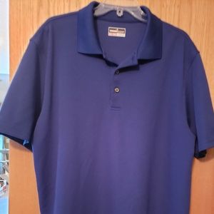 Mens XXL blue polo shirt